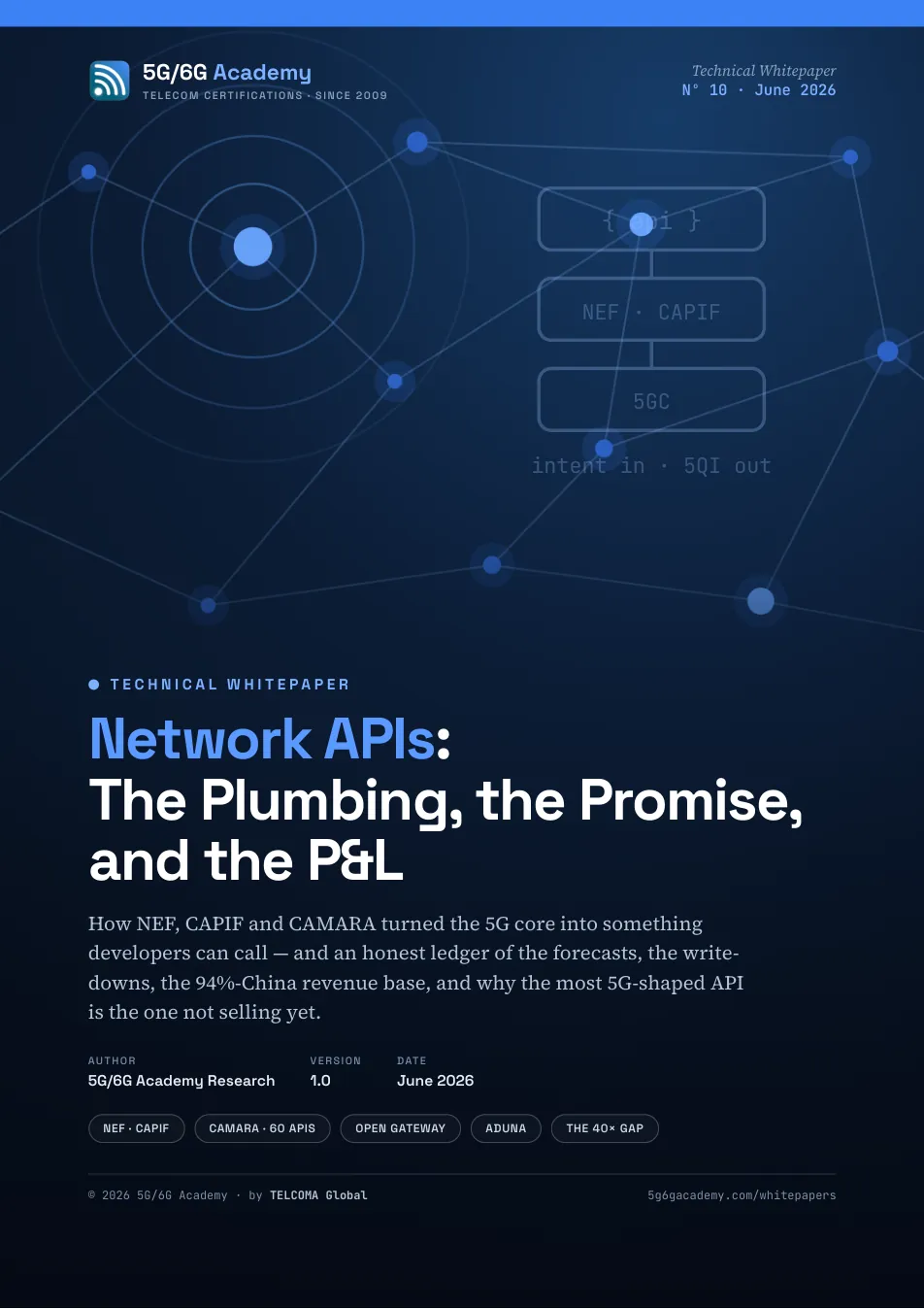 Network APIs: The Plumbing, the Promise, and the P&L — whitepaper cover