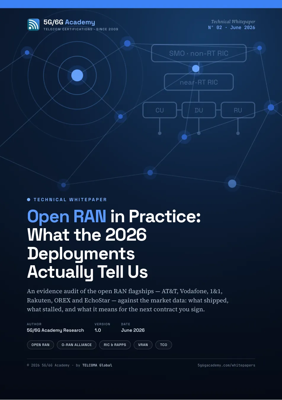Open RAN in Practice: What the 2026 Deployments Actually Tell Us — whitepaper cover